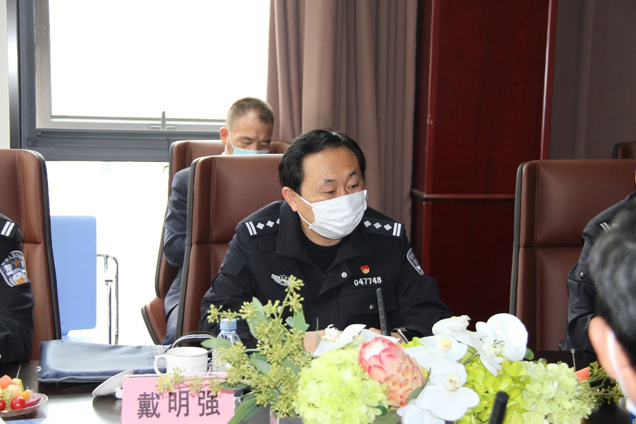 北京市公安局治安治理总队保安治理支队副支队长任鹏等向导莅临亚洲必赢集团检查指导“清网治违”事情开展情形 - 公司新闻 - 亚洲必赢